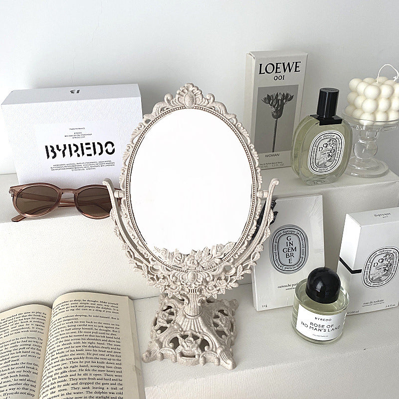 Double-Sided Ornate Vanity Mirror